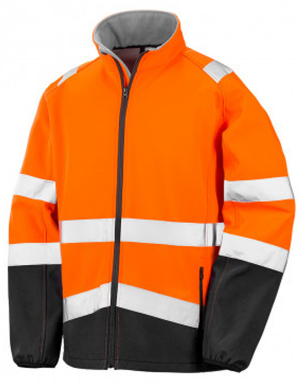Result Safety Jacket RS450 - Fluo Orange/Black